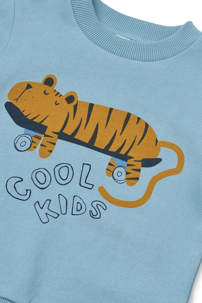 Детски памучен суичър Liewood Thora Placement Sweatshirt