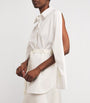 Róhe White Cotton-Silk Midi Dress