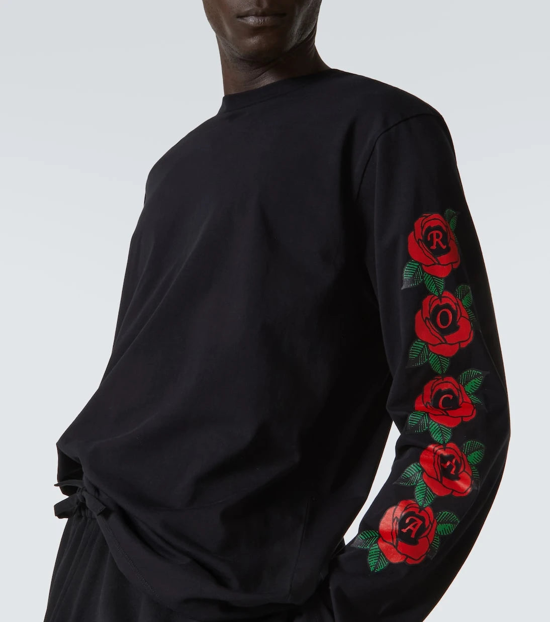 Simone Rocha - Logo floral cotton jersey T-shirt