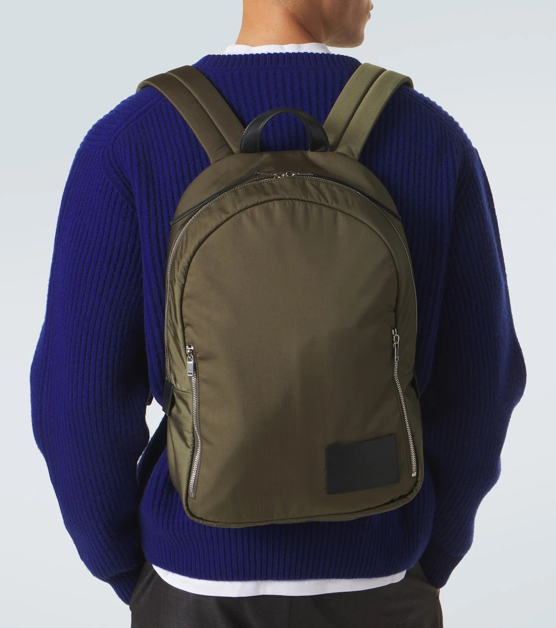 Jil Sander - Leather-trimmed backpack