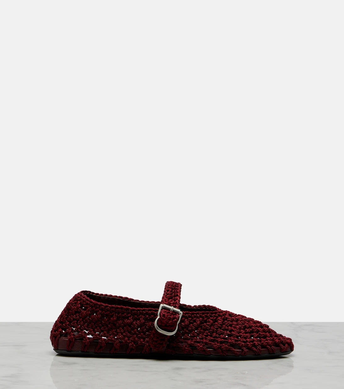 Alaïa - Satin cord Mary Jane flats