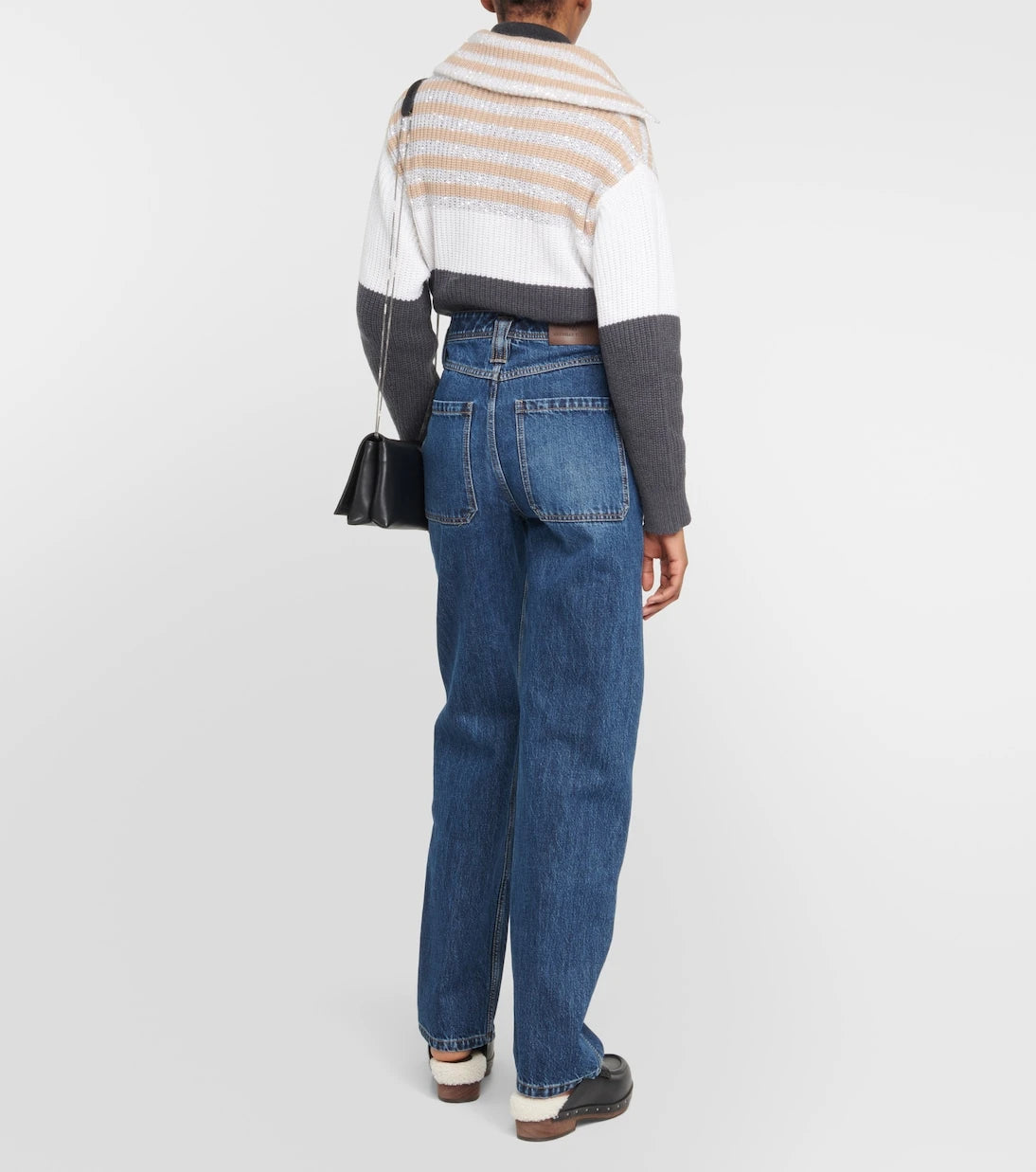 Brunello Cucinelli - Mid-rise wide-leg jeans