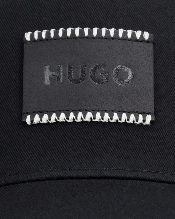 HUGO pamuklu erkek siperlikli şapka Jude-SL