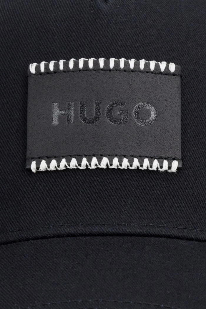 HUGO pamuklu erkek siperlikli şapka Jude-SL