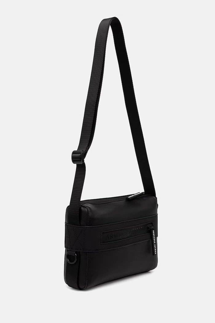 Armani Exchange Erkek Suni Deri Omuz Çantası