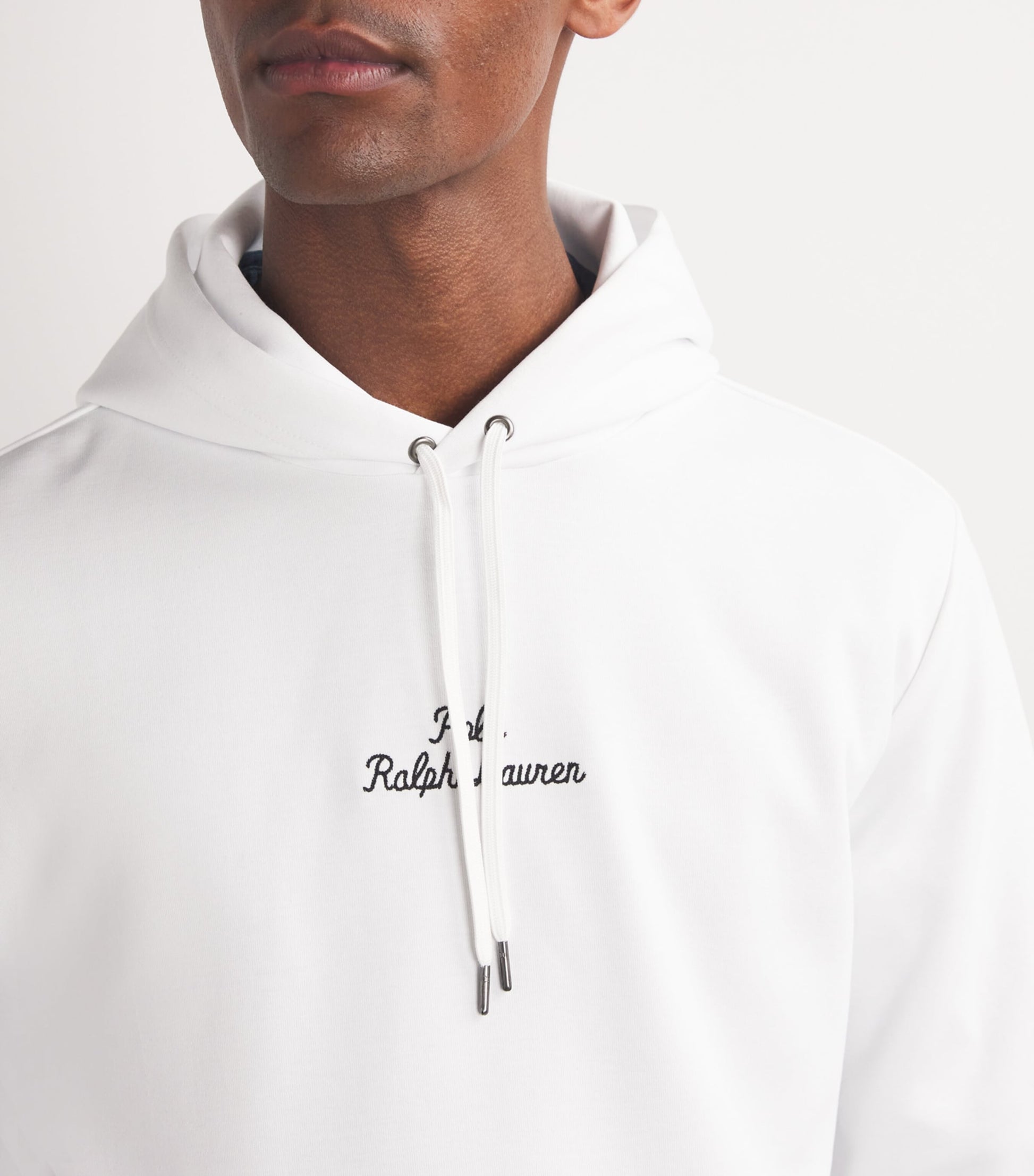 Polo Ralph Lauren White Chain Logo Hoodie