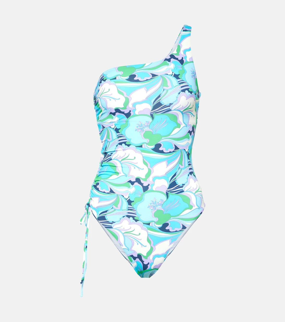 Melissa Odabash - Bodrum one-shoulder floral swimsuit