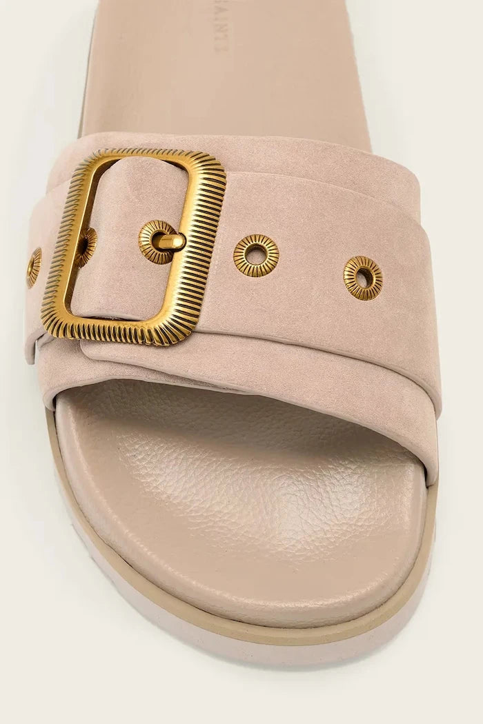 Велурени чехли AllSaints Ellie Western Sandal