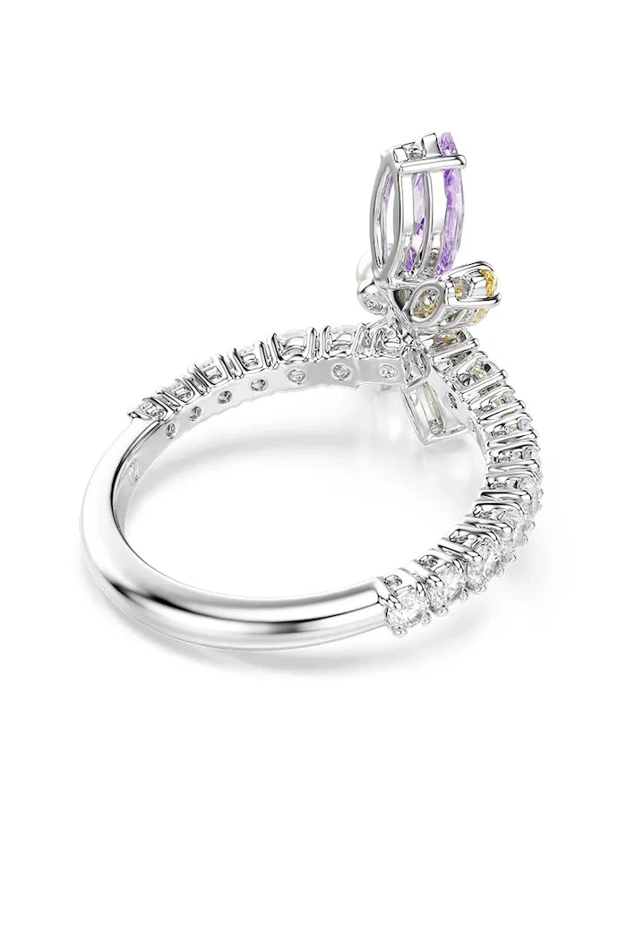 Swarovski metal kadın yüzüğü Swarovski kristalli Ariana Grande x Swarovski