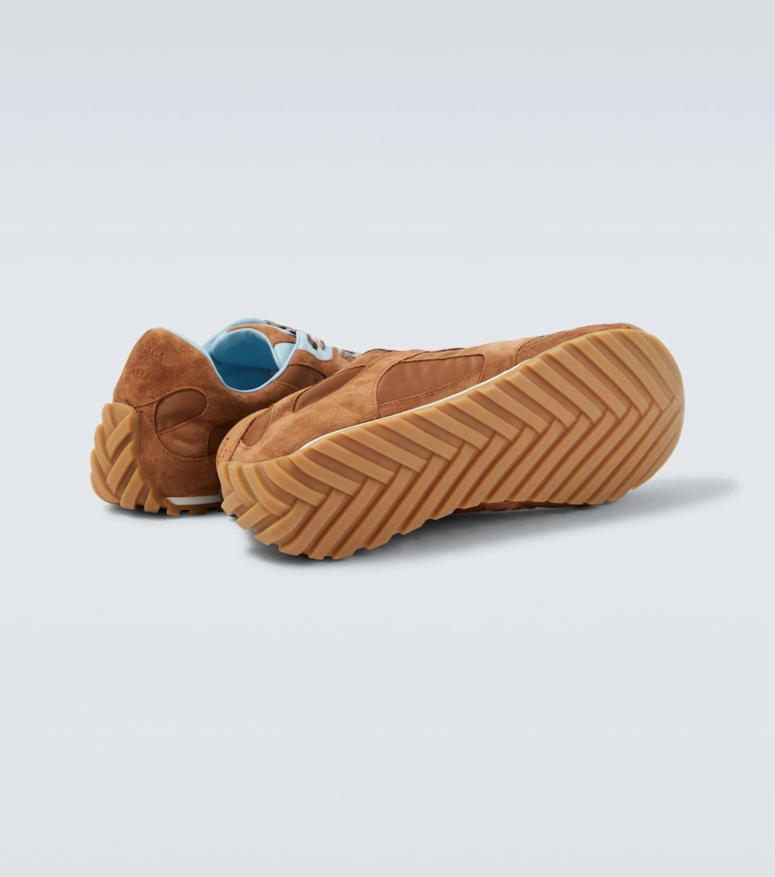 Bottega Veneta - Orbit Flash suede-trimmed sneakers