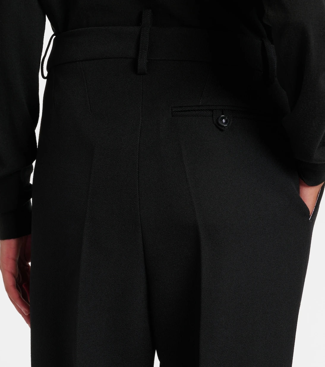 Victoria Beckham - High-rise virgin wool straight pants