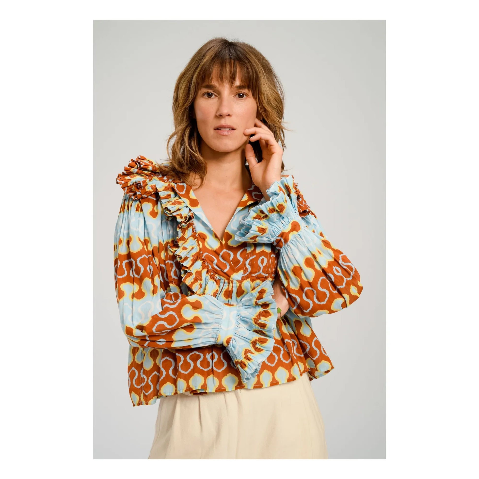 Virginie de Vinster - Rio blouse | Beige