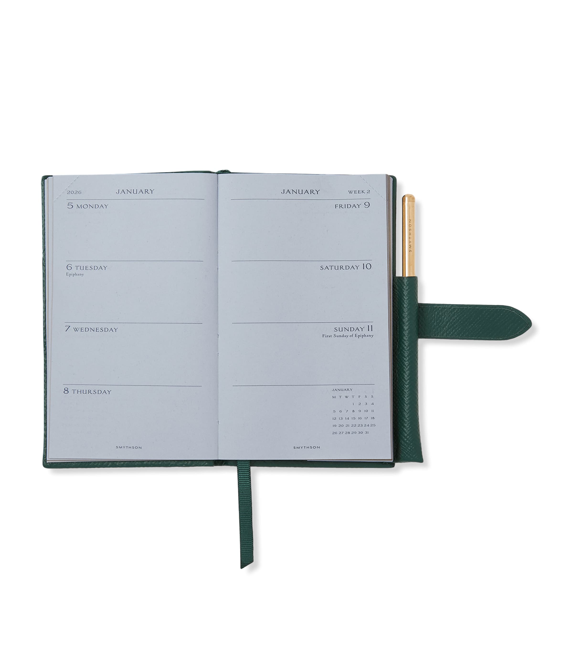 Panama Leather 2026 Weekly Diary