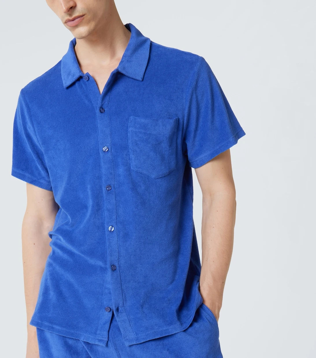Vilebrequin - Cotton-blend terry bowling shirt