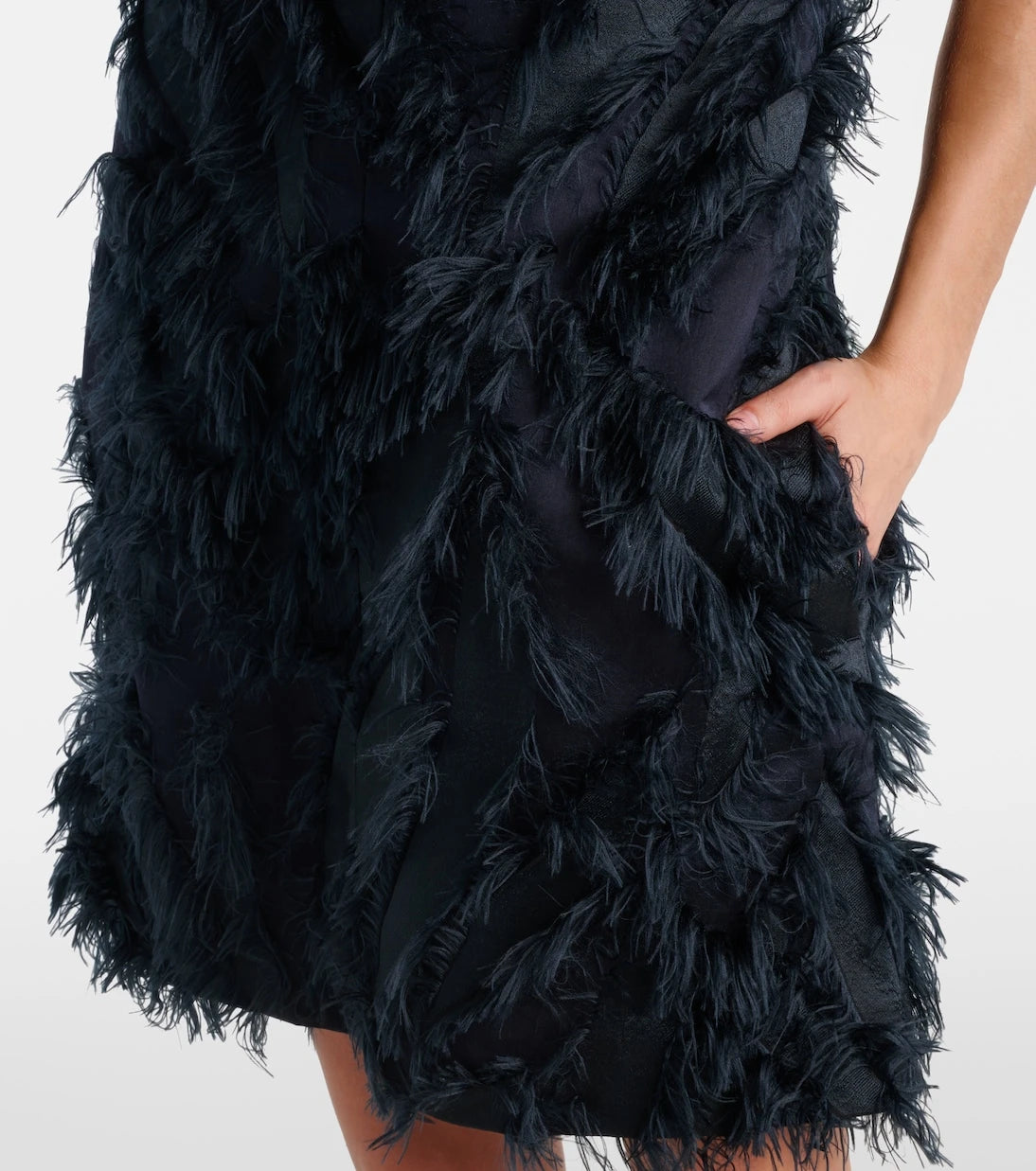 Brunello Cucinelli - Fringed minidress