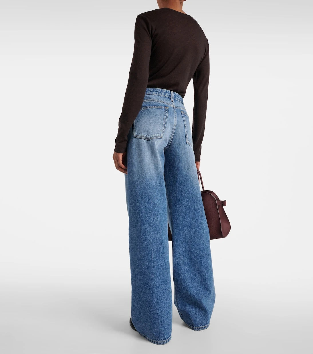 The Row - Eglitta low-rise wide-leg jeans