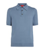Isaia Cashmere-Silk Knit Polo Shirt