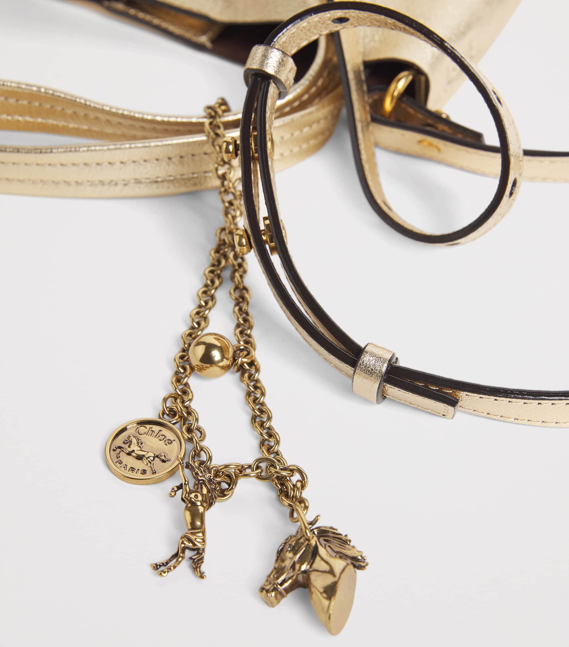 Chloé Small Leather Spin Tote Bag