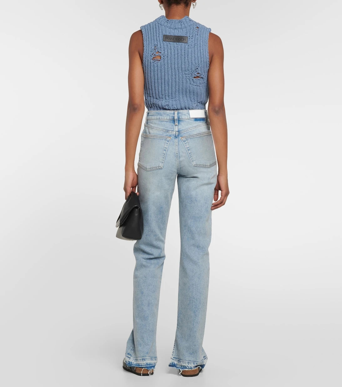 Re/Done - 70s high-rise split-hem bootcut jeans