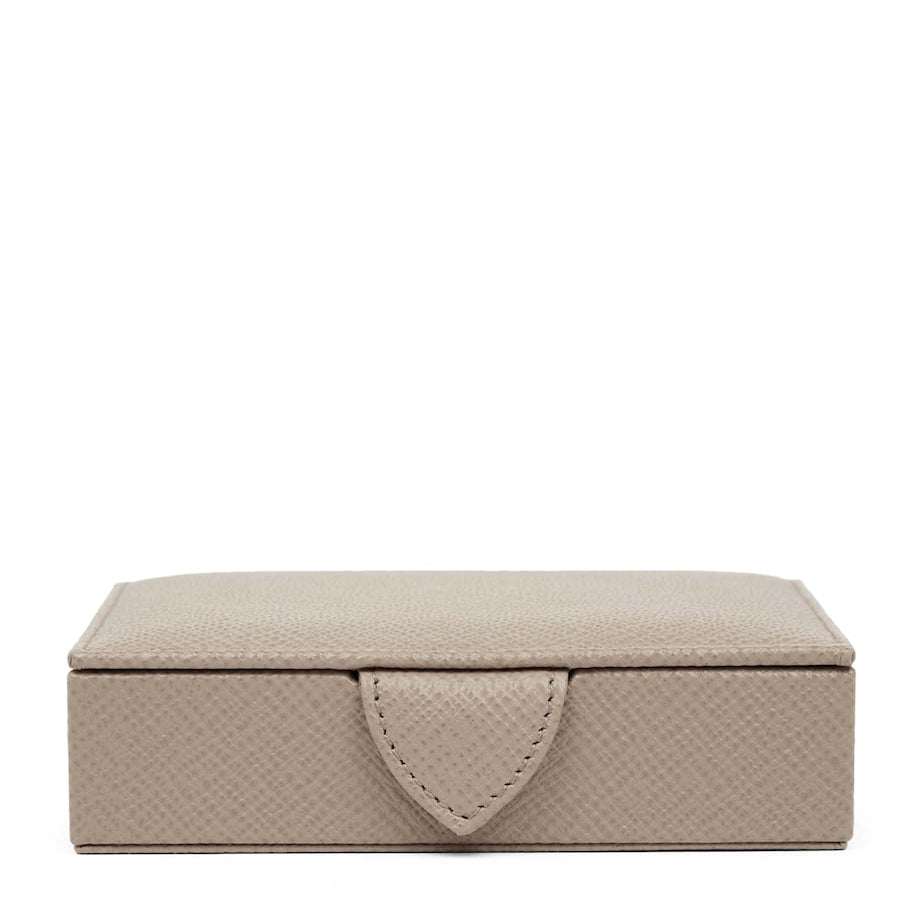 Small Panama Leather Jewellery Box