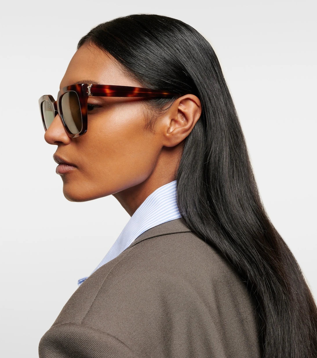 Saint Laurent - Monogram oversized sunglasses