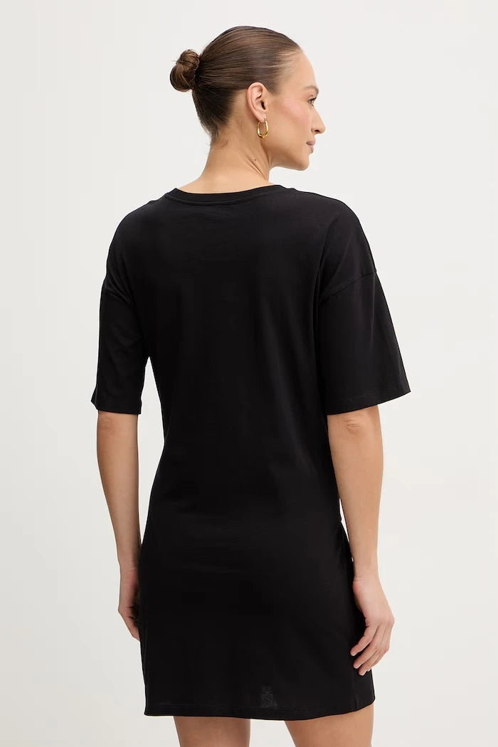 Памучна рокля Armani Exchange