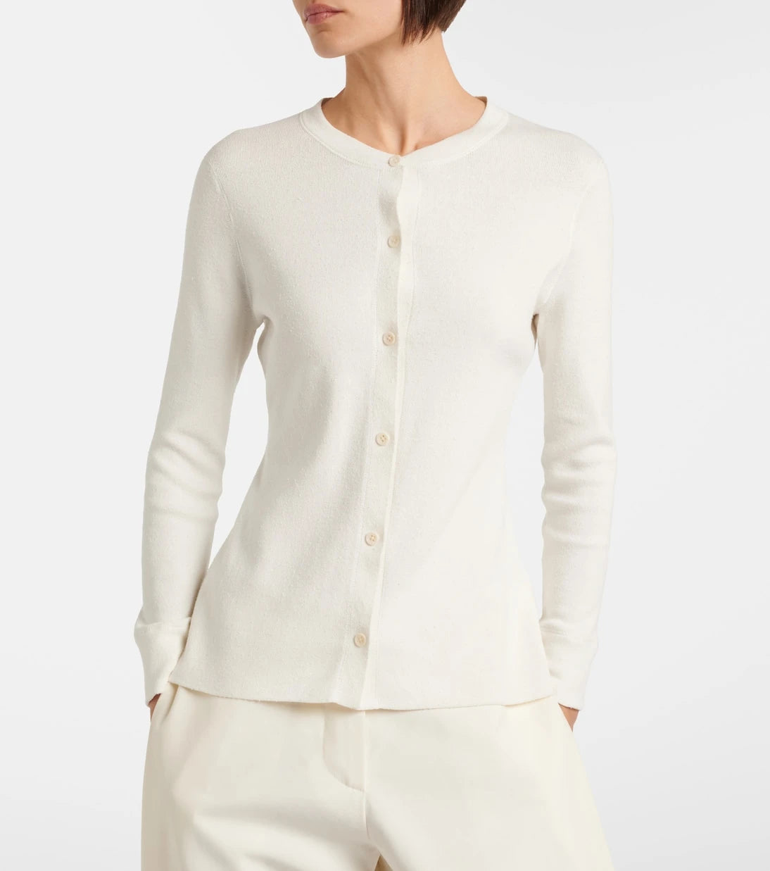 The Row - Okino cotton and silk cardigan