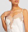 Silk Lace-Trim Chemise