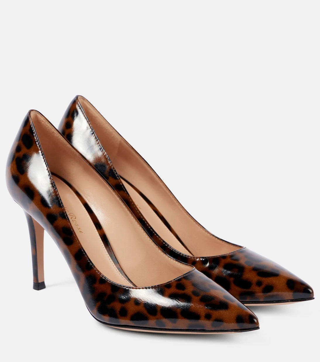 Gianvito Rossi - حذاء جيانفيتو 85 الجلدي بكعب عالٍ