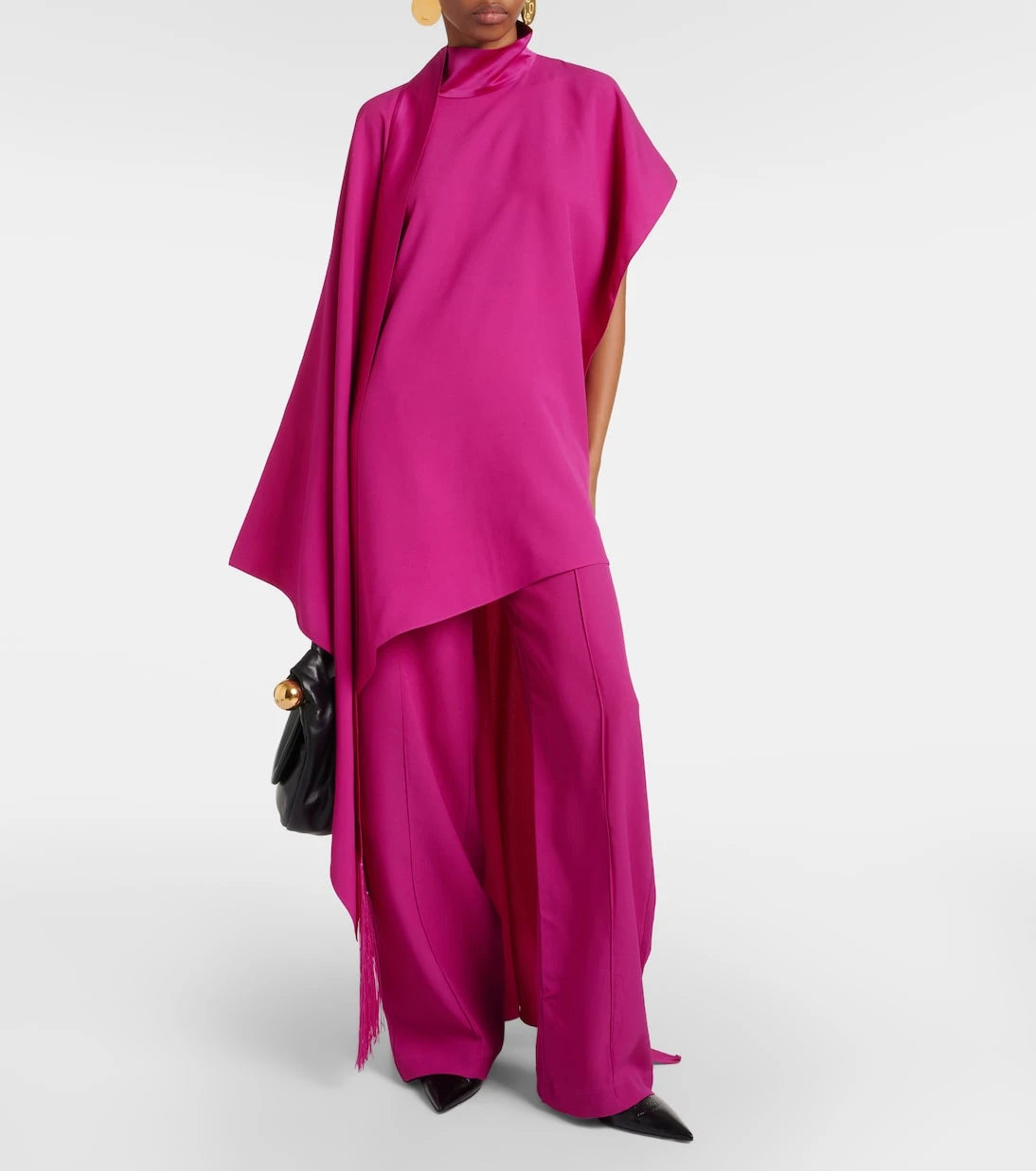 Taller Marmo - Marlene high-rise crêpe cady palazzo pants