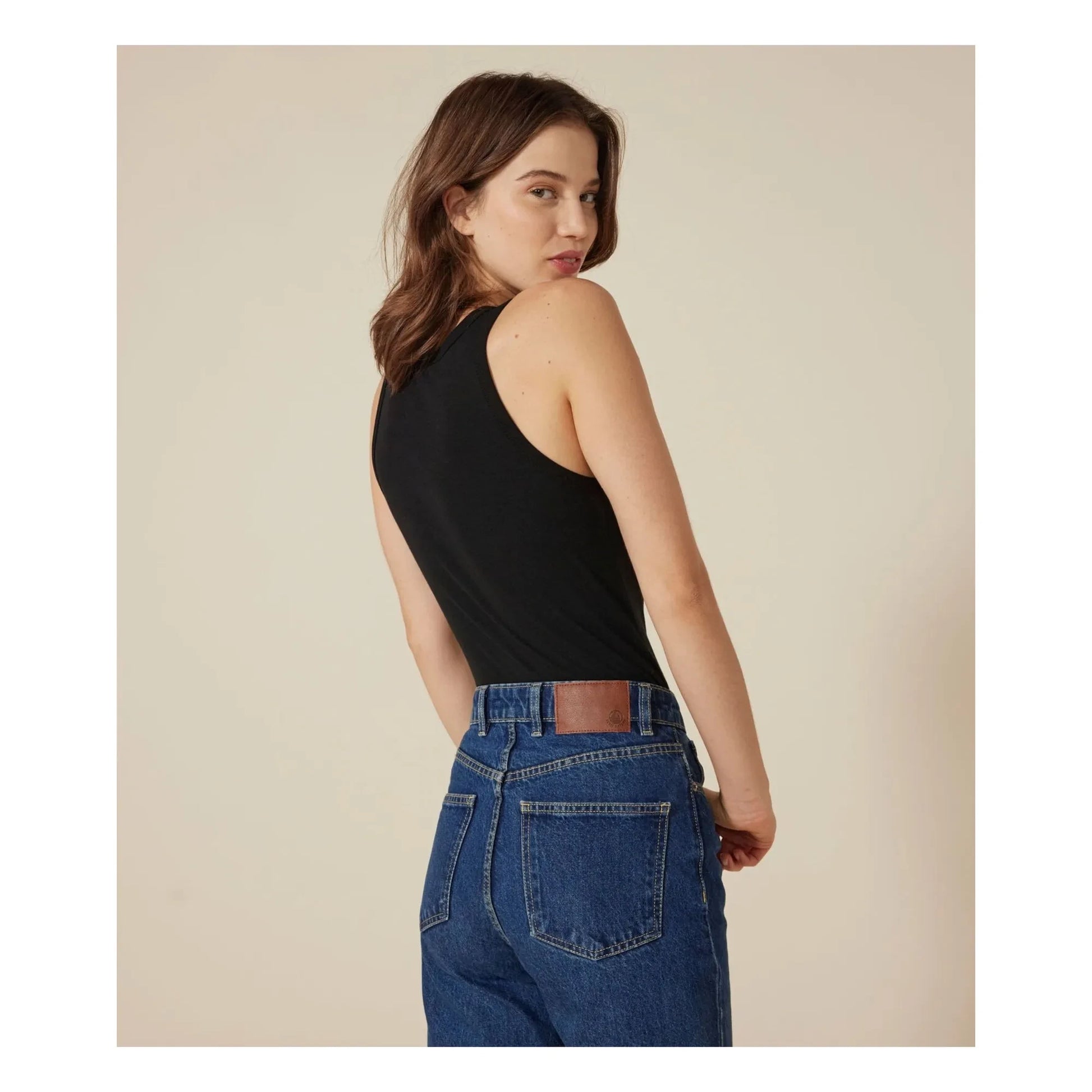 Petit Bateau - Organic cotton tank top | Black