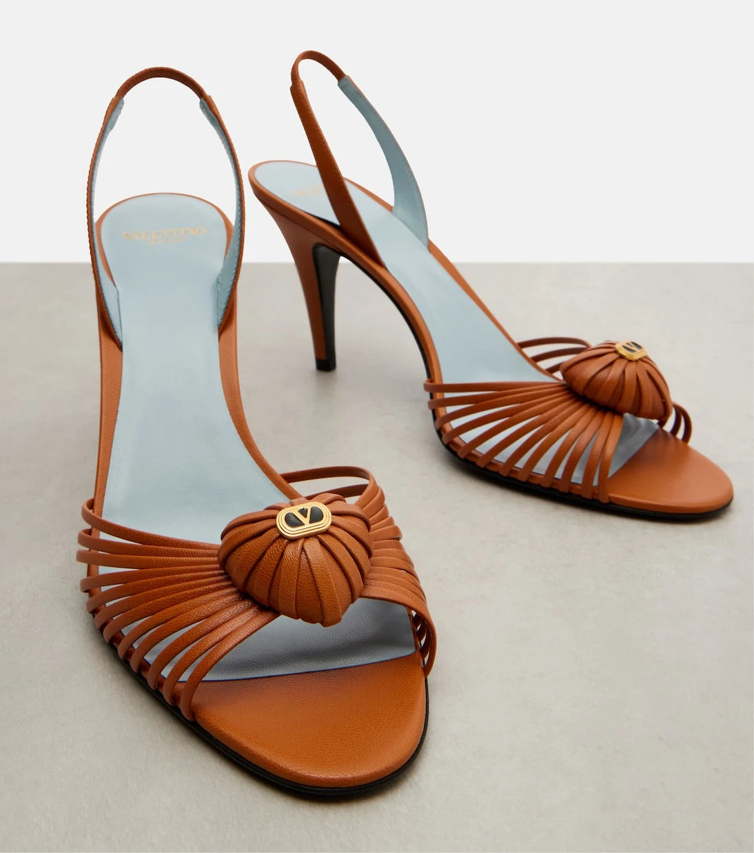 Valentino Garavani - Royal 85 leather slingback sandals
