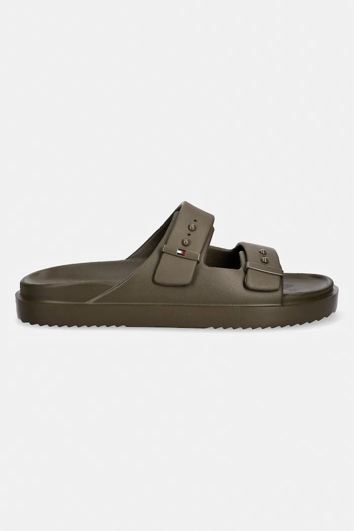 Tommy Hilfiger erkek havuz terliği LIGHT ADJUSTABLE POOL SLIDER