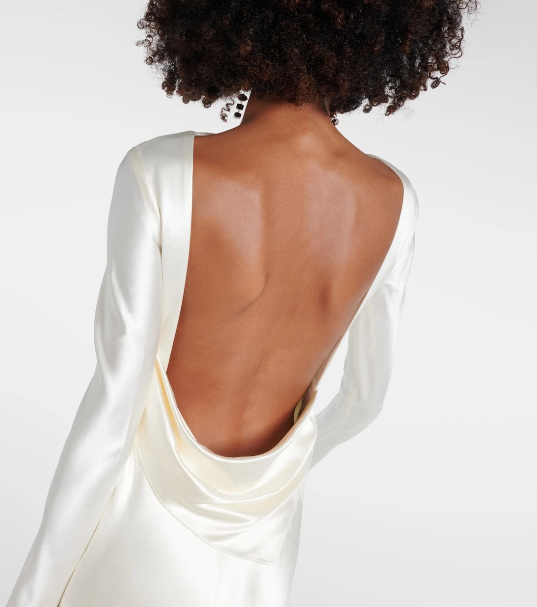 Danielle Frankel - Bridal Simone wool and silk satin gown