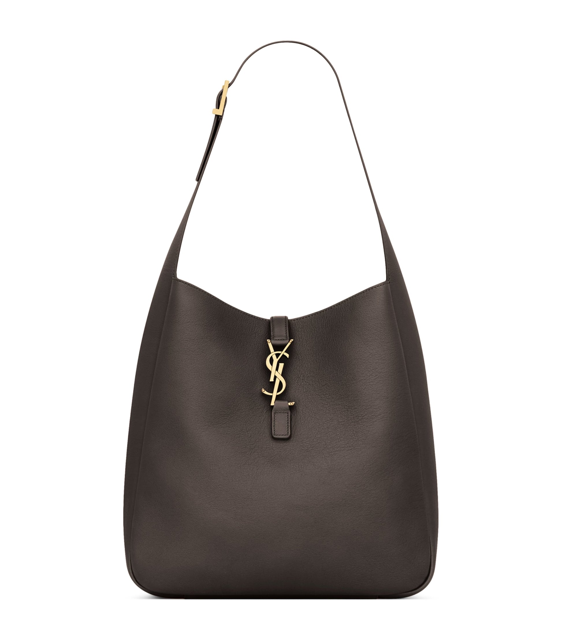 Saint Laurent Beige Large Le 5 à 7 Shoulder Bag