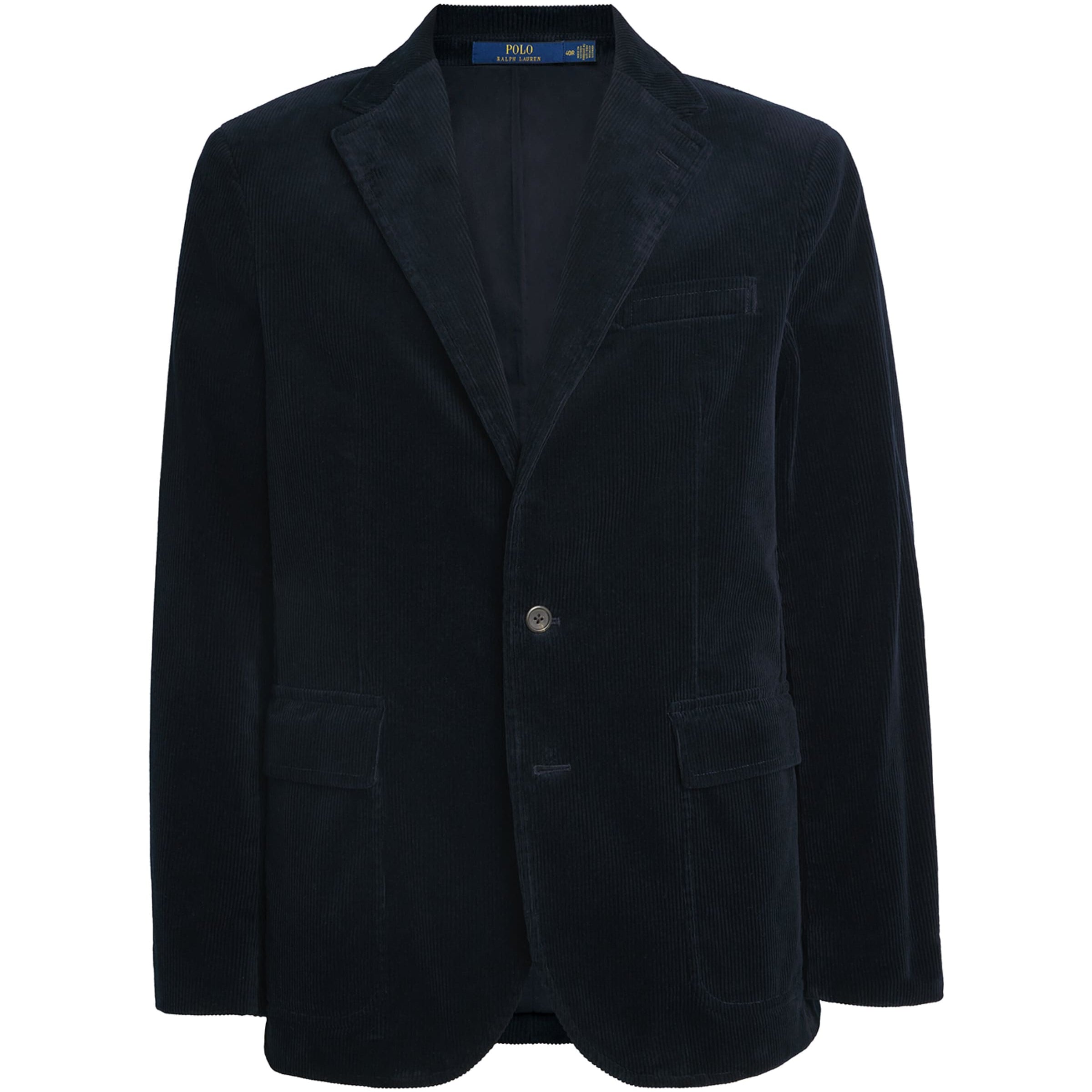 Corduroy Single-Breasted Blazer NAVY