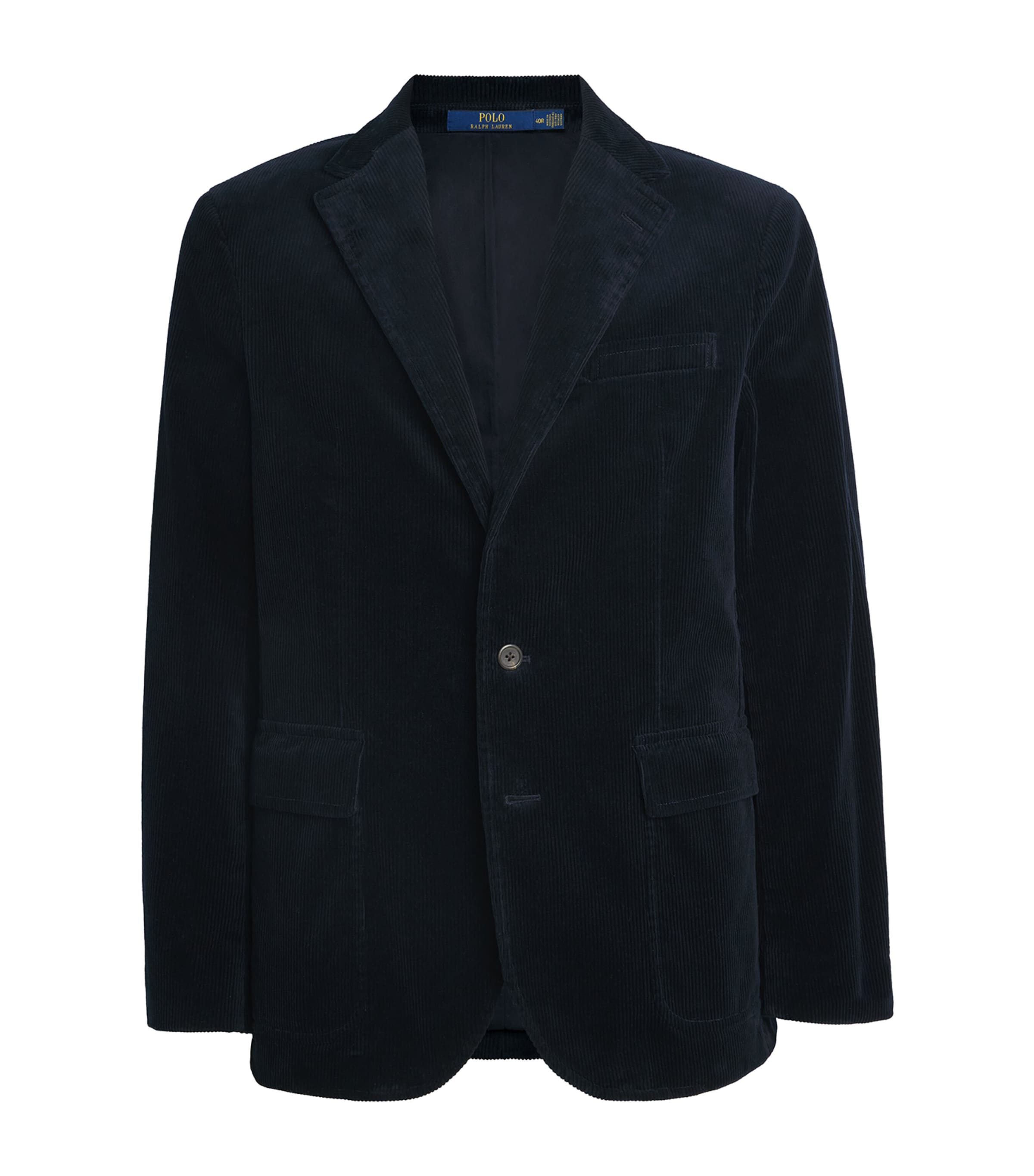 Corduroy Single-Breasted Blazer NAVY