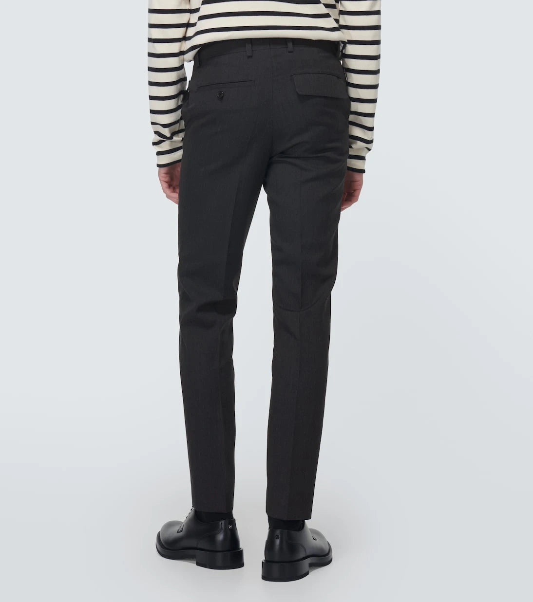 Undercover - Low-rise wool slim pants