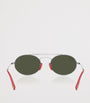 RB3775M Metal Oval Sunglasses