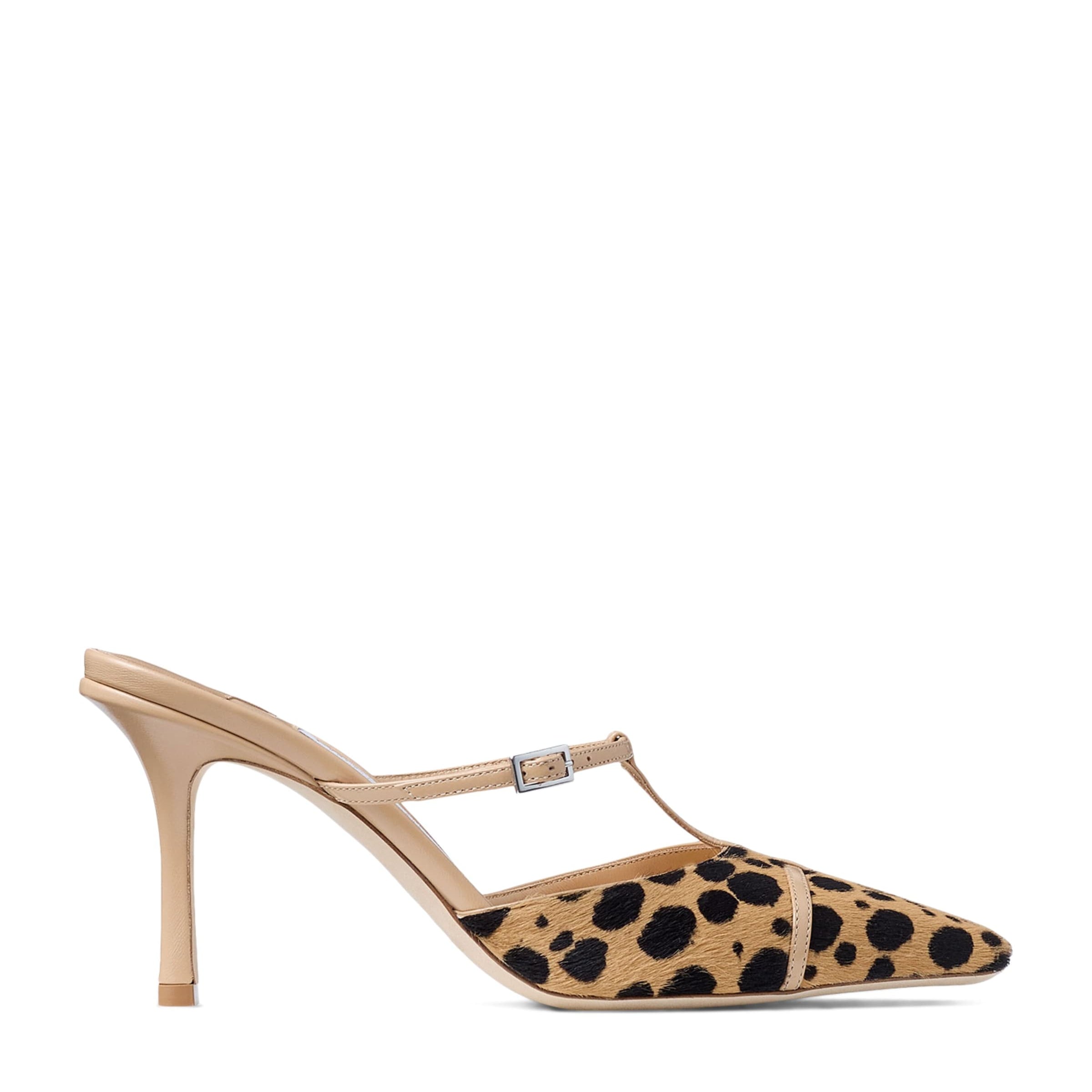 Jimmy Choo x Conner Ives Gloria Leopard Mules 85