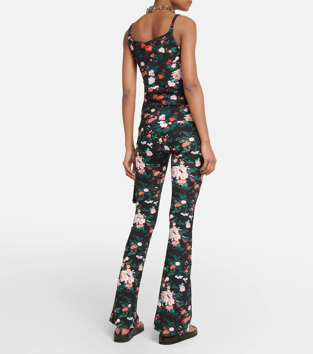 Rabanne - Ruched floral top