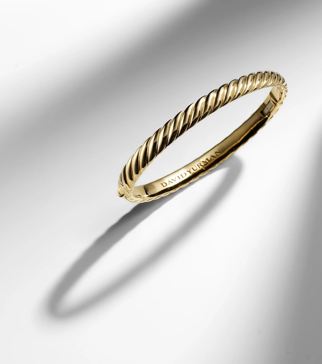 David Yurman - Sculpted Cable 18kt gold bangle