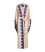 Bocan Lace-Trim Marina Long Robe