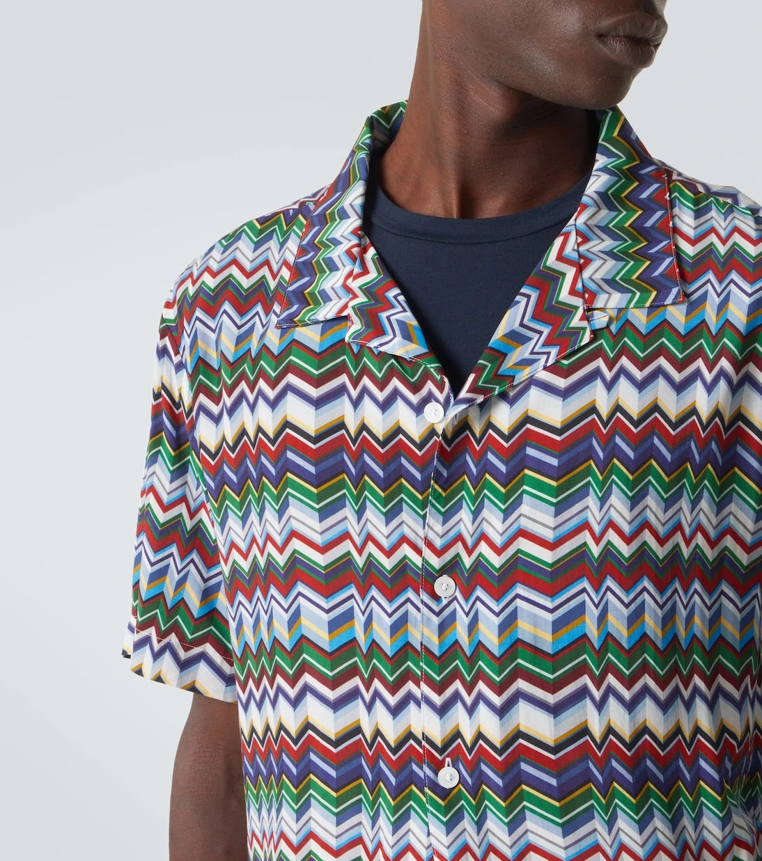 Missoni - Zigzag bowling shirt