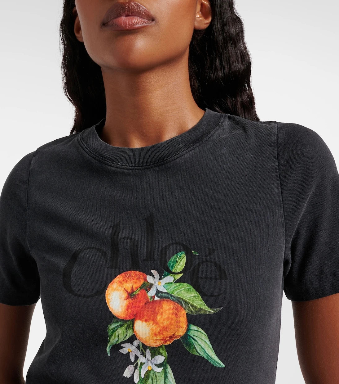 Chloé - Printed cotton T-shirt