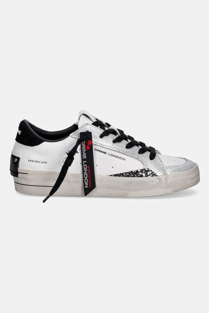 Crime London SK8 DELUXE маратонки дамски от кожа