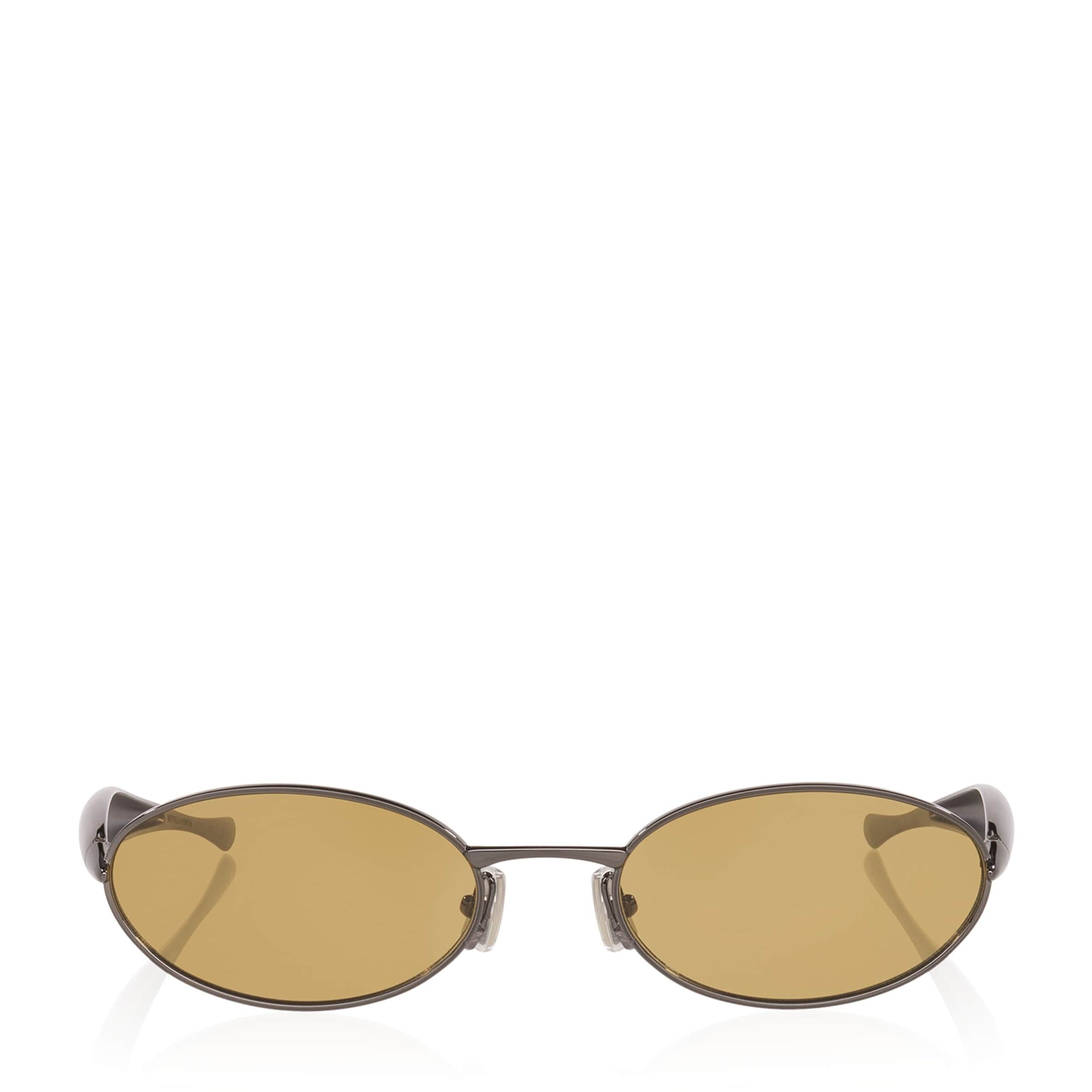 Silver Oval Sardine Sunglasses