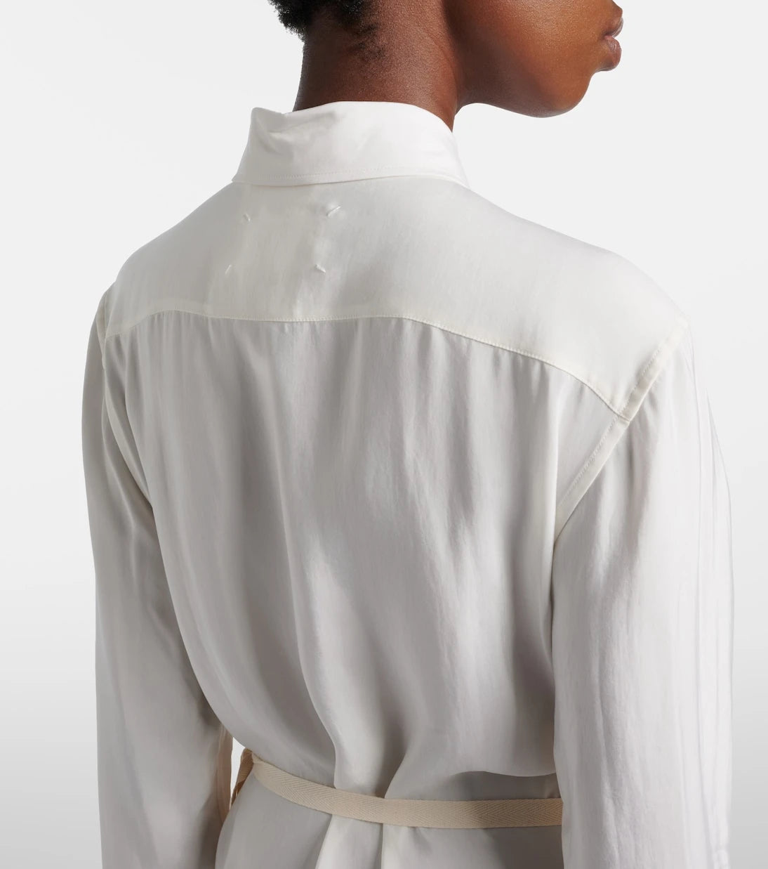 Maison Margiela - Draped midi dress