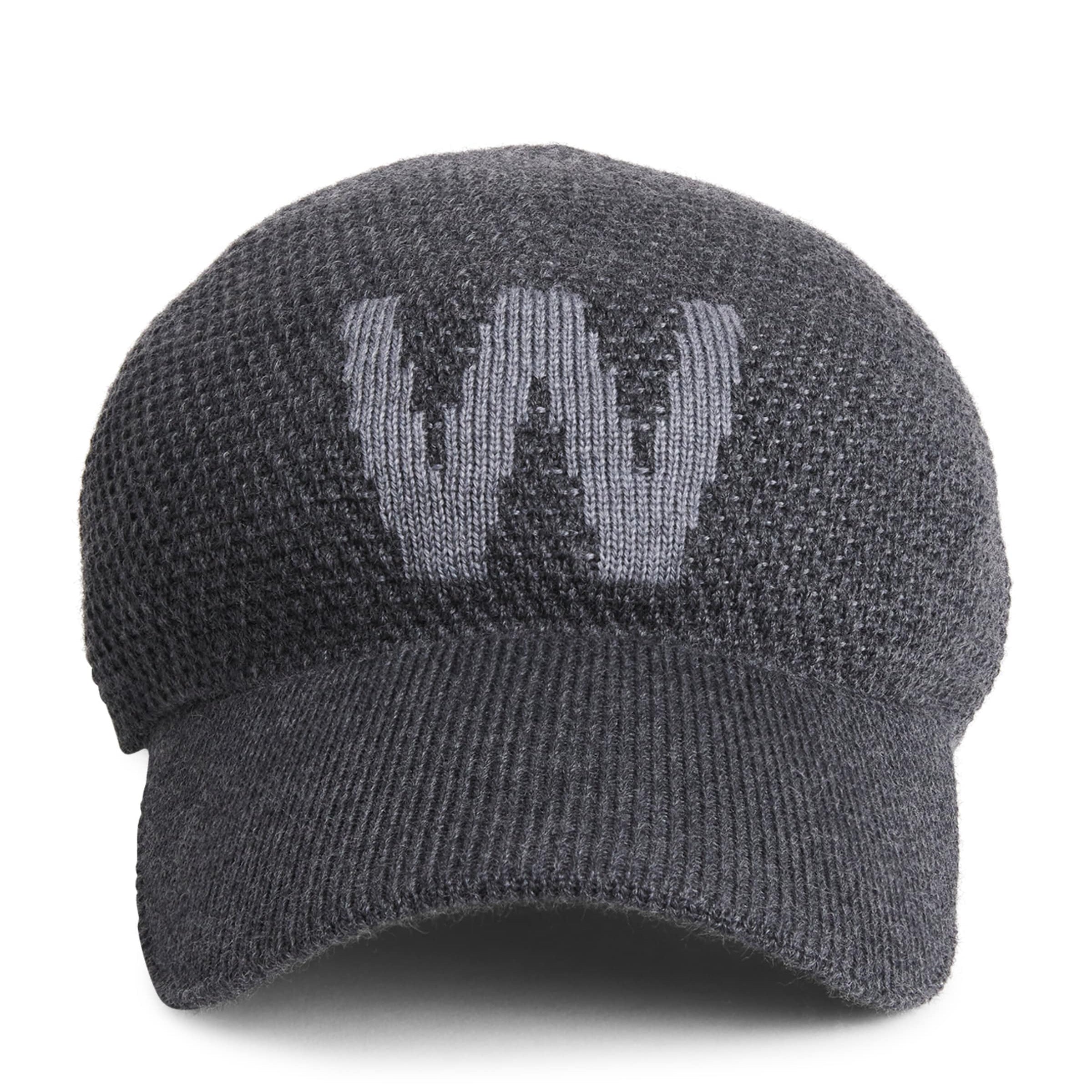 Weekend Max Mara Wool-Blend Knitted Baseball Cap LIGHT GREY