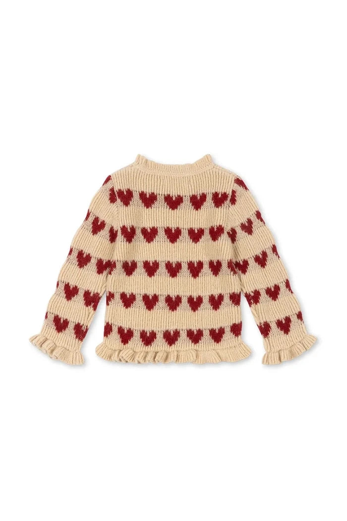 Konges Sløjd LAULA SWEATER Yünlü Çocuk Kazak